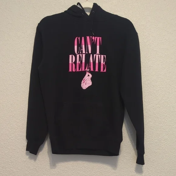 Jeffree Star Fashion black Cant Relate pullover hooded sweater - Picture 2 of 6